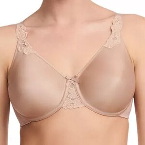 {NWT} Chantelle | Hedona Seamless Unlined Underwire Minimizer Bra 2031 Skin 42DD